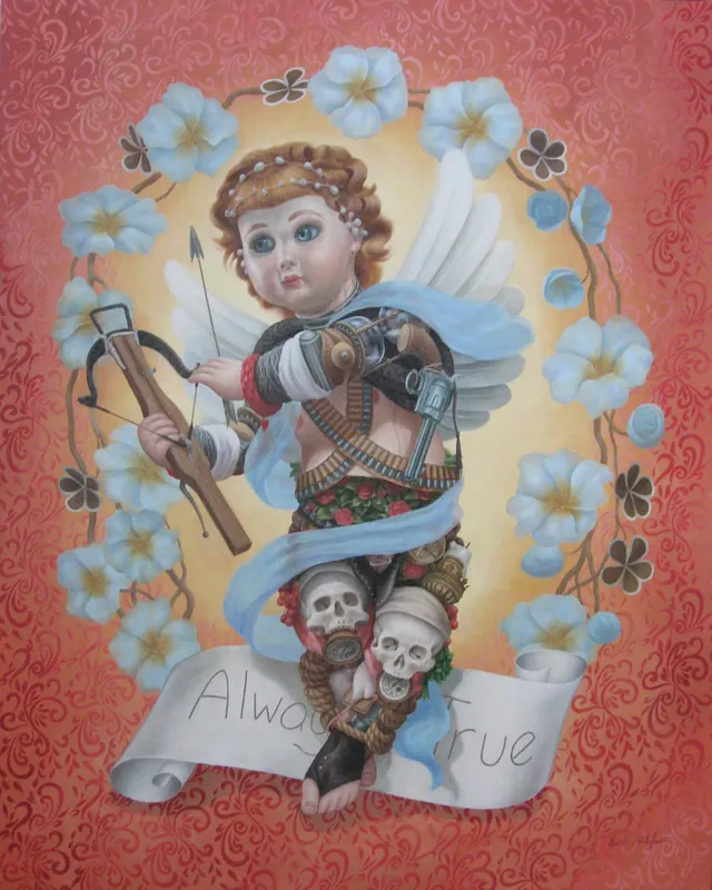 Bemoaning the Loss of Limbo, surrealist painting from the Fantasia collection