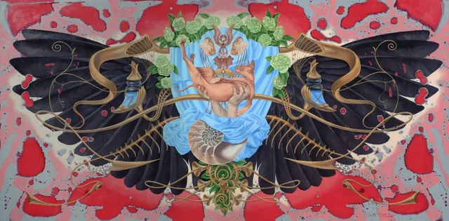 Bluewater, surrealist painting from the Fantasia collection