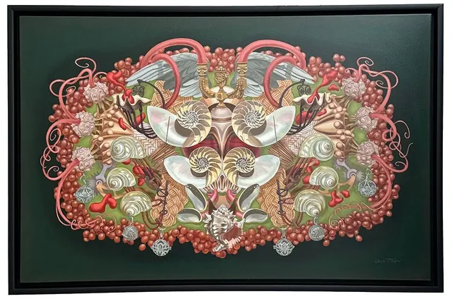First Cell, surrealist painting from the Fantasia collection