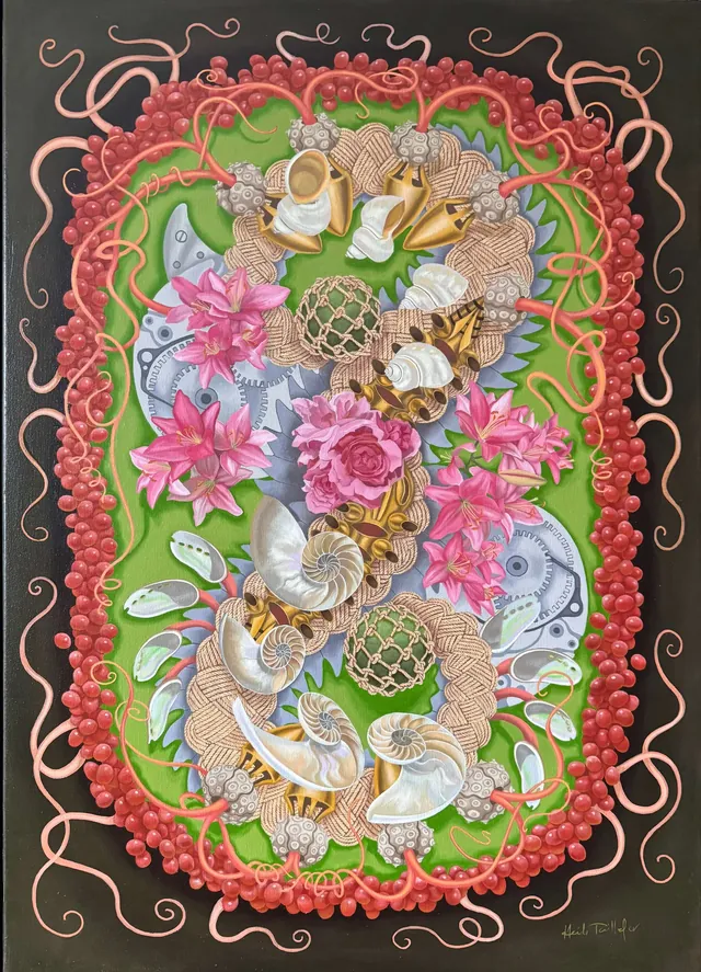 Second Cell, surrealist painting from the Fantasia collection