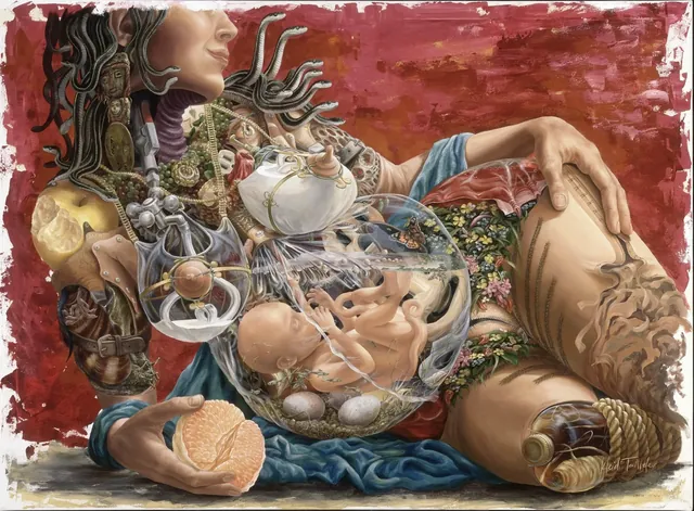 Venus Envy, surrealist painting from the Fantasia collection