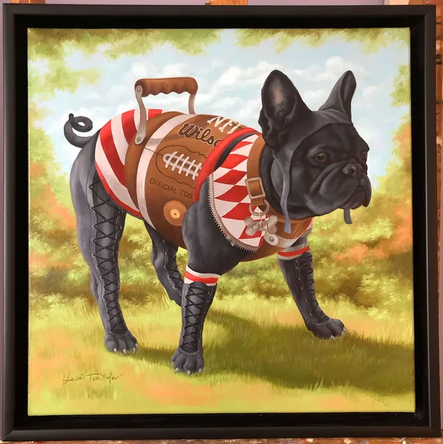 Ciel, surrealist painting from the Miniature collection
