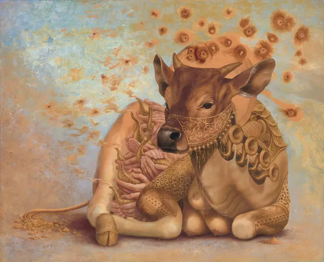 Nothing and Yet, surrealist painting from the Miniature collection