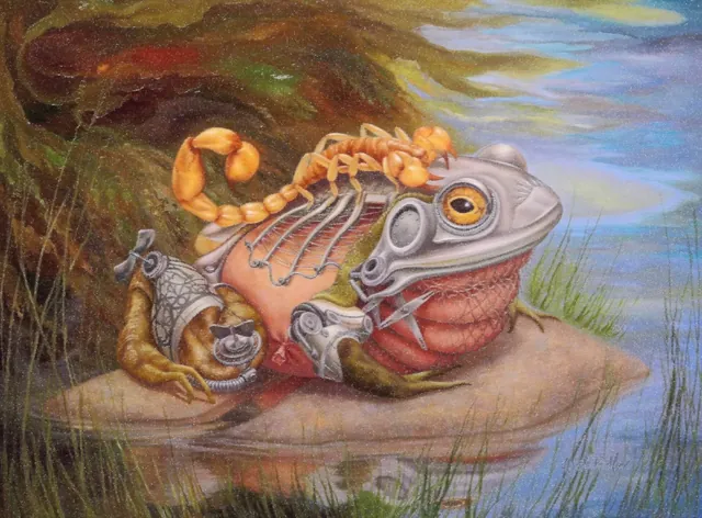 Trust Issue, surrealist painting from the Miniature collection