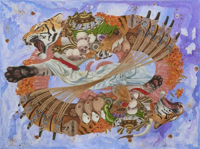 Karma, surrealist painting from the Spirituality collection