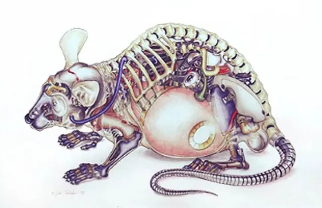 Cartesian Logic, surrealist painting from the Watercolour collection